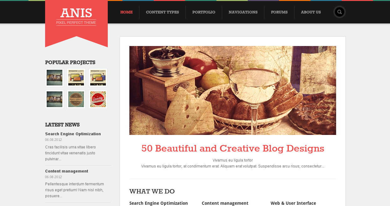 Top 10 of the best Drupal 7 Portfolio themes Drupal News admin